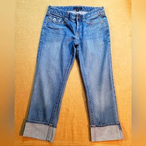 Banana Republic Cropped Stretch blue Jeans Size:4